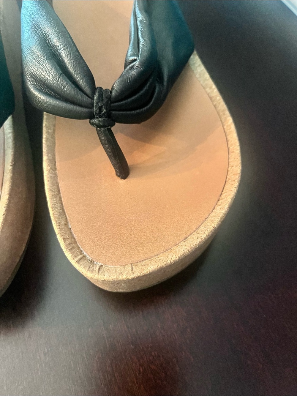 Lucky Brand Lellina Platform Thong Sandals Excellent Condition - Picture 13 of 16